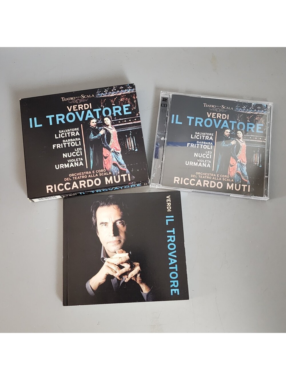 Giuseppe Verdi Il Trovatore 2-CD Set Riccardo Muti La Scala Opera Sony Classical